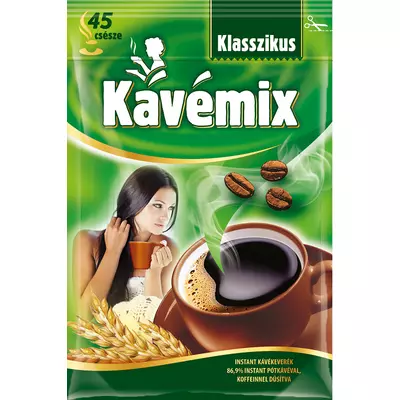 Kávémix instant kávékeverék instant pótkávéval, koffeinnel dúsítva 75 g