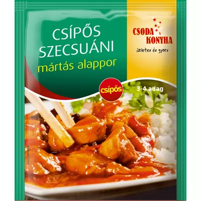 Csoda Konyha csípős szecsuáni alappor 42g