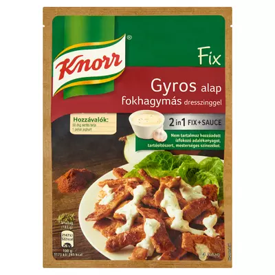 Knorr al.gyros fokhagymás dresszinggel 40g