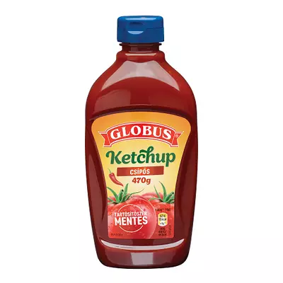 Globus csípős ketchup 470g