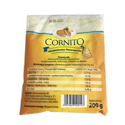 Cornito gluténmentes zsemlemorzsa 200 g