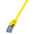 LogiLink CAT6A S/FTP Patch Cable PrimeLine AWG26 PIMF LSZH yellow 1,50m