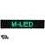 M-LED ID-16x96G (16x96 cm) BELTÉRI LED fényújság (ZÖLD)