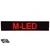 M-LED ID-16x96R (16x96 cm) BELTÉRI LED fényújság (PIROS)