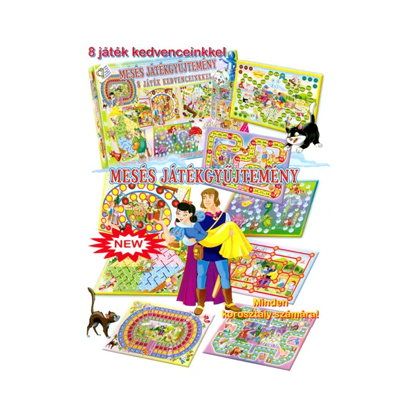 Mesés Játékgyűjtemény 8 játék kedvenceinkkel - D-Toys