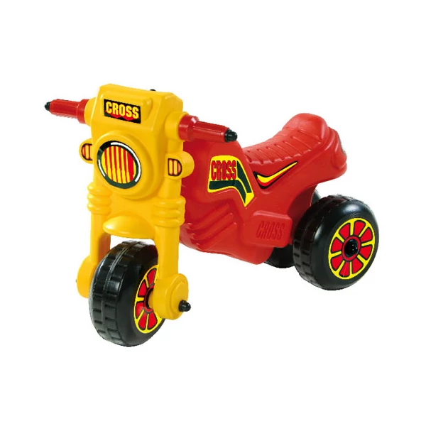 Lábbal hajtós piros cross motor - D-Toys
