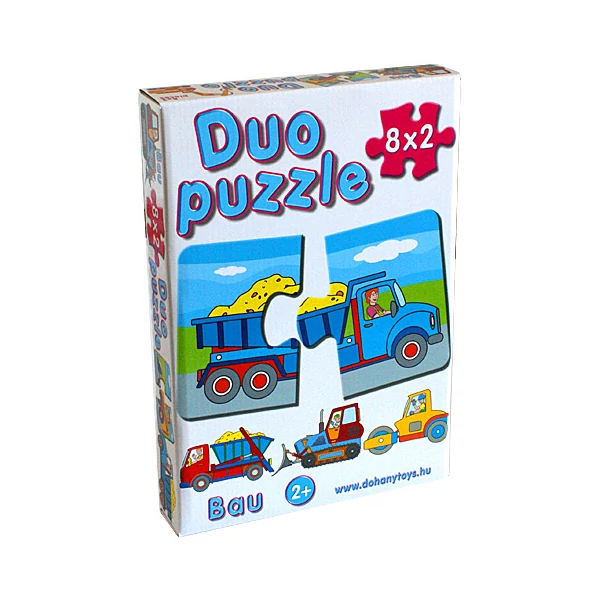 DUO Puzzle munkagépekkel - D-Toys