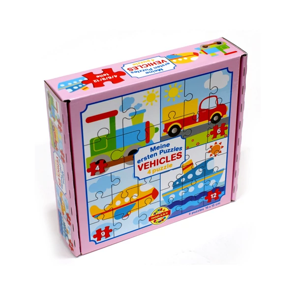 Az első puzzle-öm: Járművek 4 az 1-ben baby puzzle
