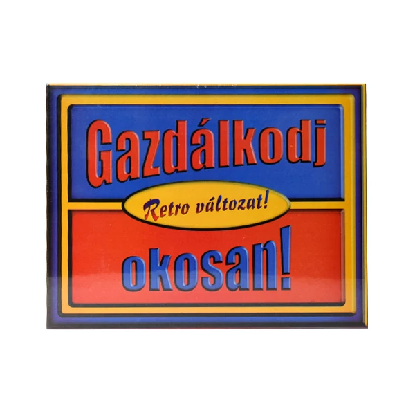 Retro Gazdálkodj okosan! társasjáték