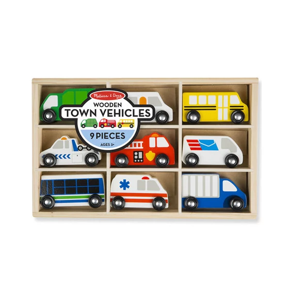 Fa városi jármű készlet - Melissa & Doug