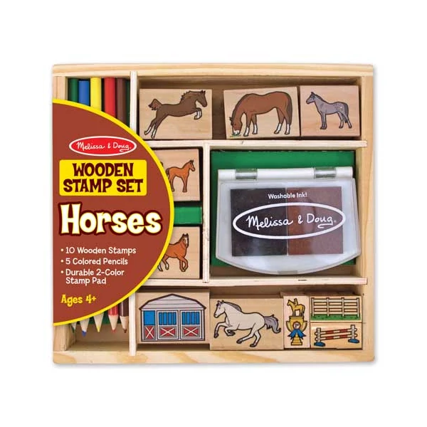 Lovak fa nyomdakészlet - Melissa & Doug
