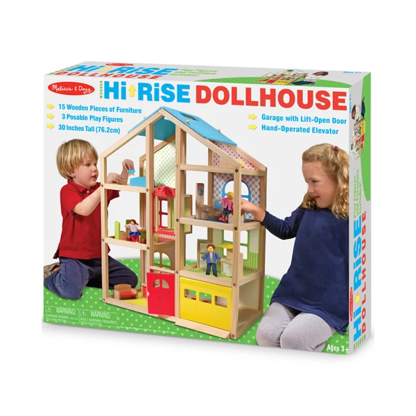 Emeletes fa babaház lifttel - Melissa & Doug