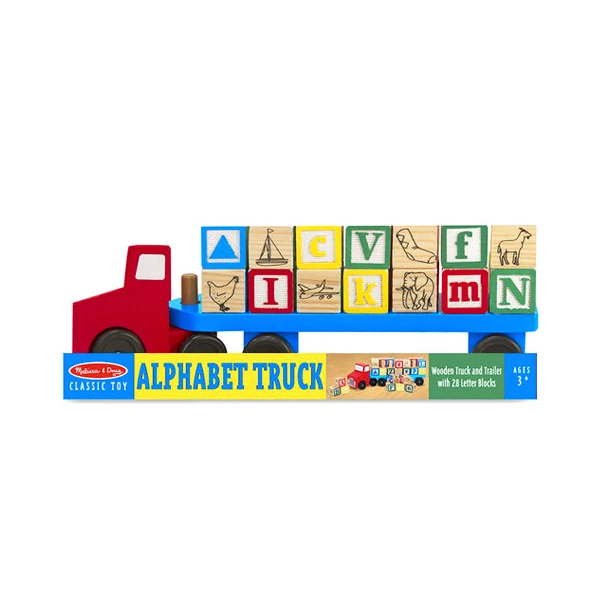 Betűszállító fa kamion - Melissa & Doug