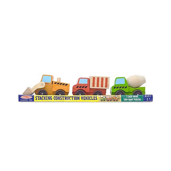 Építkezési fa jármű készlet - Melissa & Doug