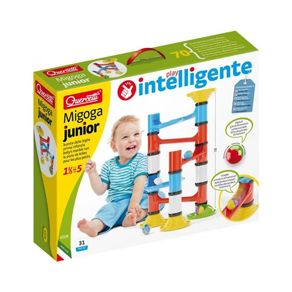 Quercetti: Migoga juniors golyópálya készlet 31db-os