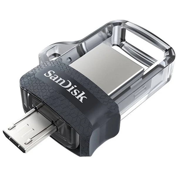SanDisk Dual Drive m3.0 64 GB USB micro USB pendrive mobil memória 150 MB/s (SDDD3-064G-G46) (173385)