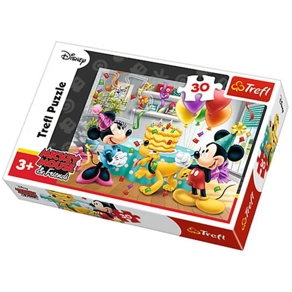 Minnie: Születésnapi torta 30 db-os puzzle - Trefl