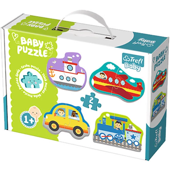 Járművek bébi puzzle szett - Trefl
