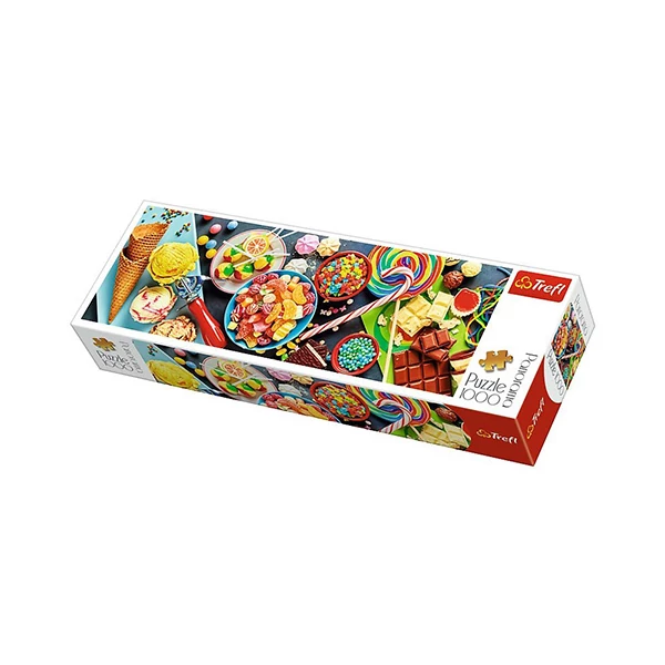 Színes cukorkák 1000db-os panoráma puzzle - Trefl