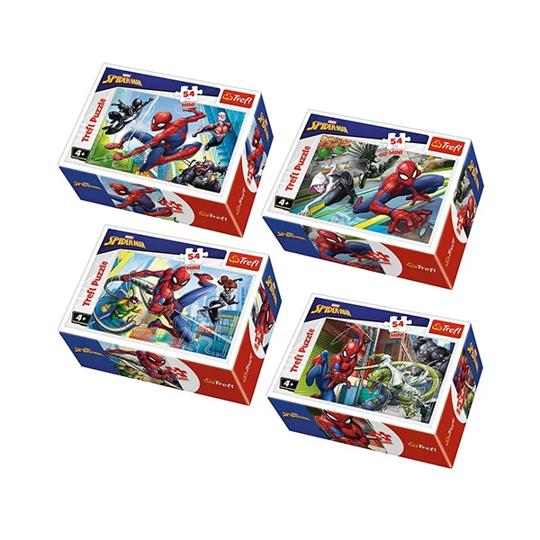 Pókember akcióban 54db-os mini puzzle 4 féle - Trefl