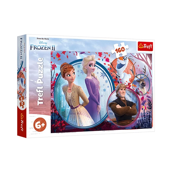 Jégvarázs 2: Nővérek kalandja 160db-os puzzle - Trefl