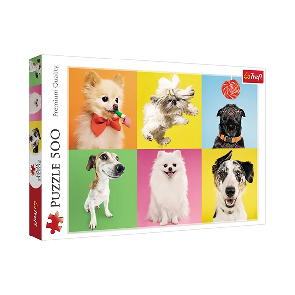 Kutyák 500db-os puzzle - Trefl