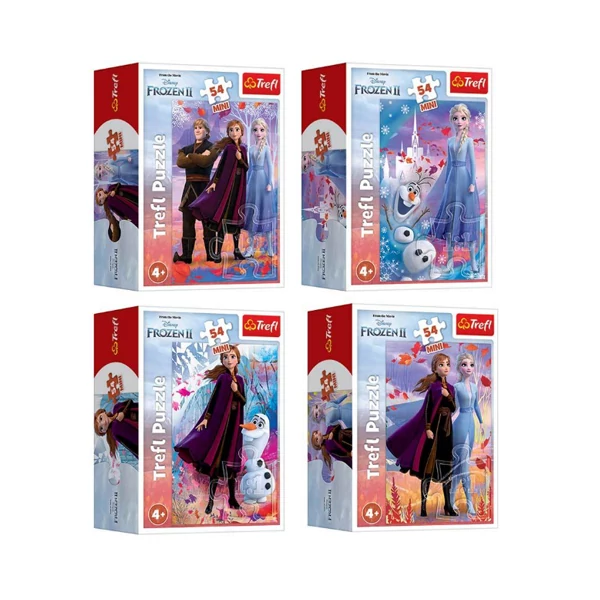 Jégvarázs 2: Anna és Elza 54db-os mini puzzle 1db - Trefl