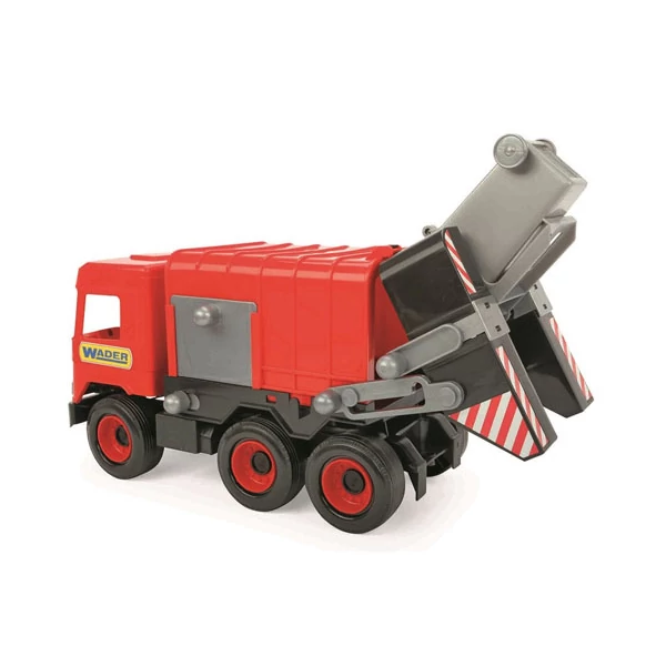 Middle Truck: Kukás autó 43cm piros - Wader