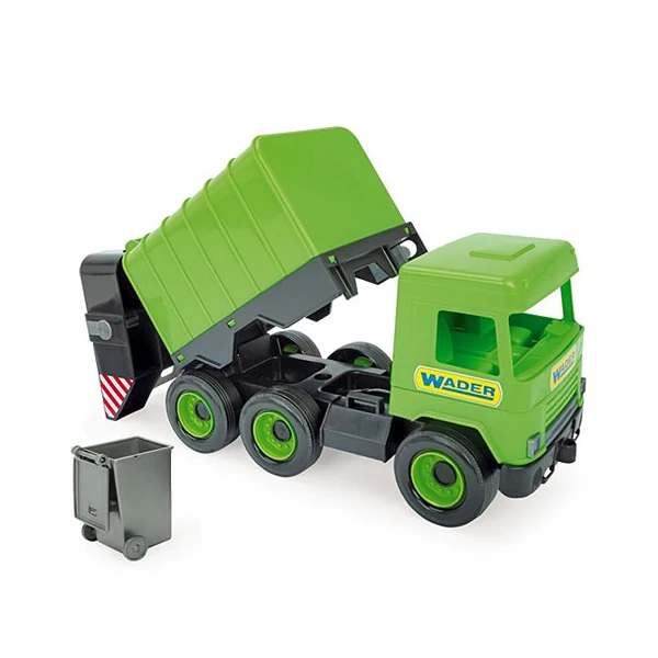 Middle Truck: Kukás autó 43cm zöld - Wader