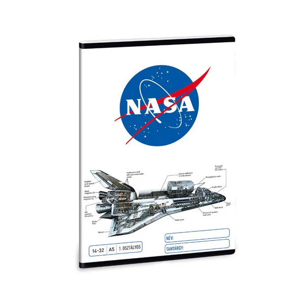 Ars Una: NASA 1.osztályos vonalas füzet A/5