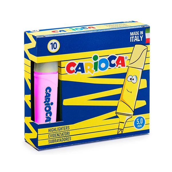 Pink szövegkiemelő filctoll 5mm-es heggyel 1 db - Carioca