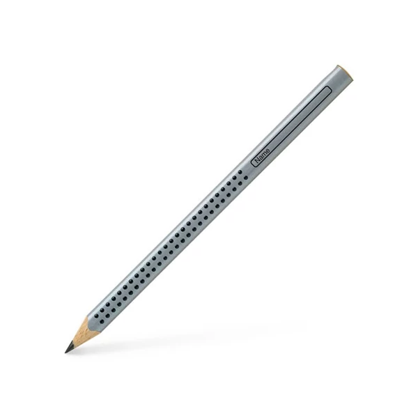 Jumbo Grip grafit ceruza B ezüst - Faber-Castell