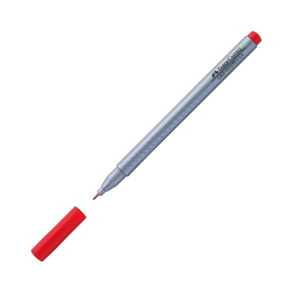 Faber-Castell: Grip Finepen rostirón 0,4mm-es piros