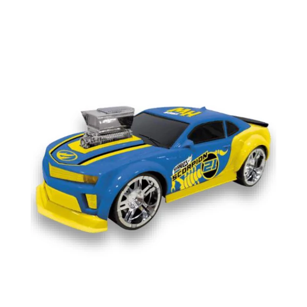 Hot Wheells Turbo Tuning Faster hátrahúzós kisautó 28cm - Mondo Motors