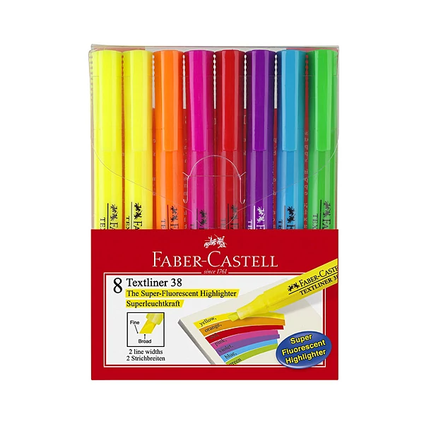 Faber-Castell: Szövegkiemelő készlet 8db-os