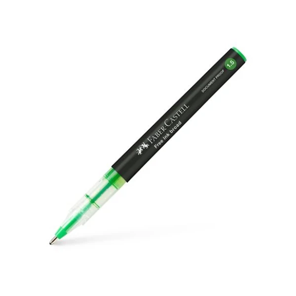 Faber-Castell: Világoszöld roller toll 1,5mm-es