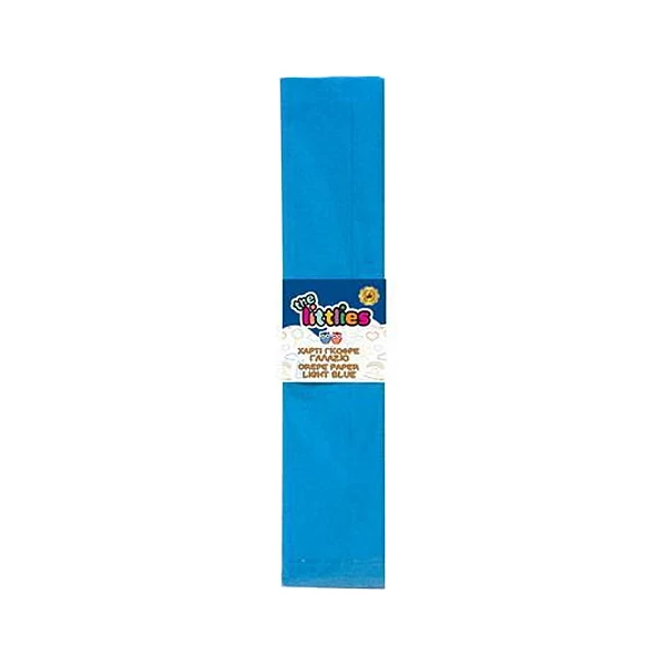 Krepp papír világoskék színben 50x200cm