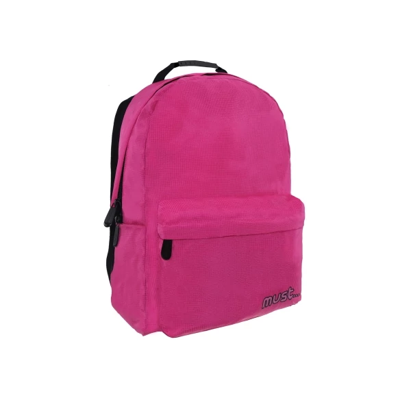 Must Ripstop pink iskolatáska hátizsák 42x32x17cm