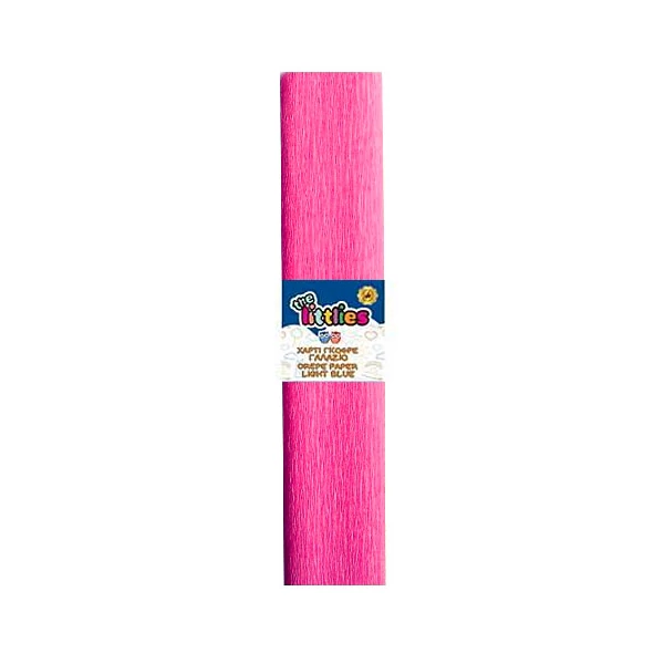 Krepp papír rózsaszín színben 50x200cm