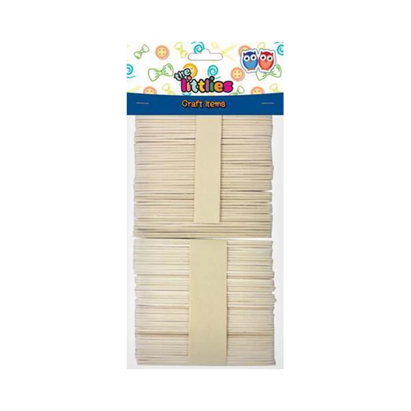 Natúr fa spatula 114x10x2mm 100db-os dekordísz csomag