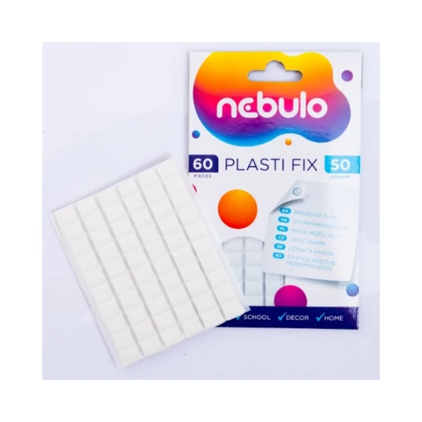 Nebulo: Plasti Fix gyurmaragasztó 60db-os szett 50g