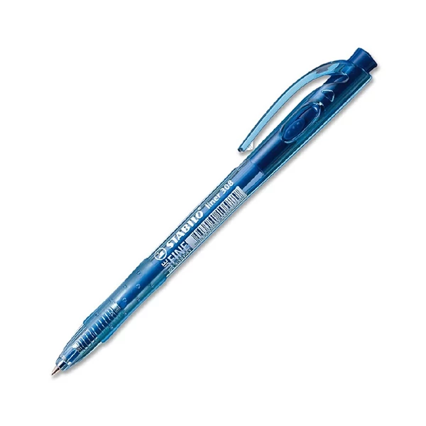 Stabilo: Liner kék színű golyóstoll 0,38mm