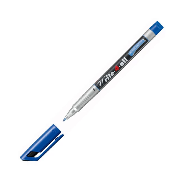 Stabilo: Write 4 all "F" kék alkoholos filc 0,7mm