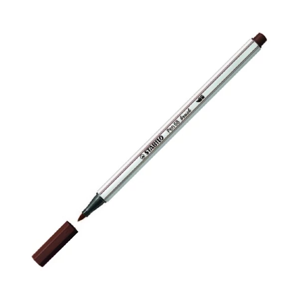 Stabilo: Pen 68 brush ecsetfilc barna
