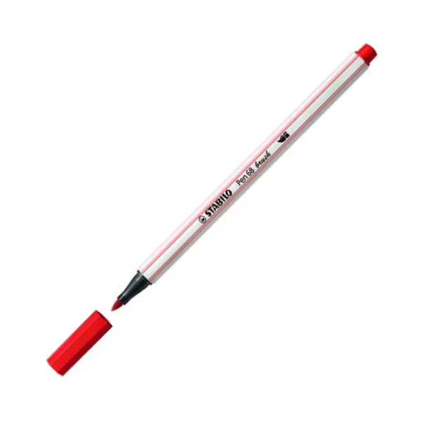 Stabilo: Pen 68 brush ecsetfilc karmazsinvörös