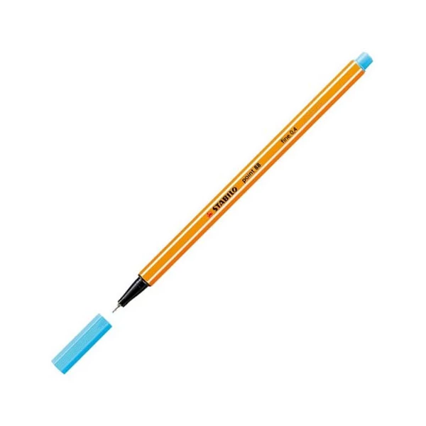 Stabilo: Point 88 azúrkék tűfilc 0,4mm
