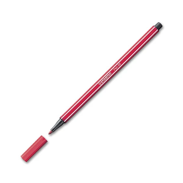 Stabilo: Pen 68 sötétpiros filctoll