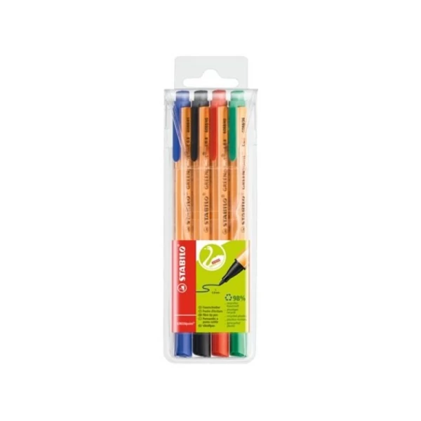 Stabilo: GREENpoint rostirón 0,8mm-es 4db-os szett