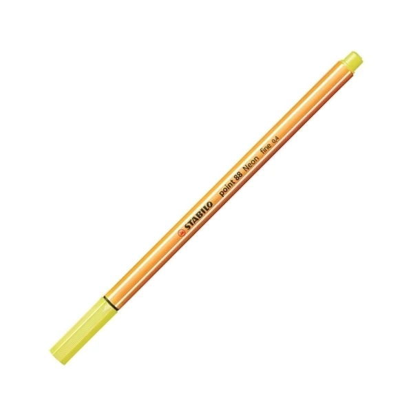 Stabilo: Point 88 tűfilc 0,4mm-es neon sárga színben