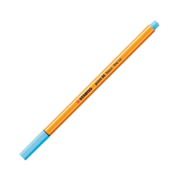Stabilo: Point 88 tűfilc 0,4mm-es neon kék színben